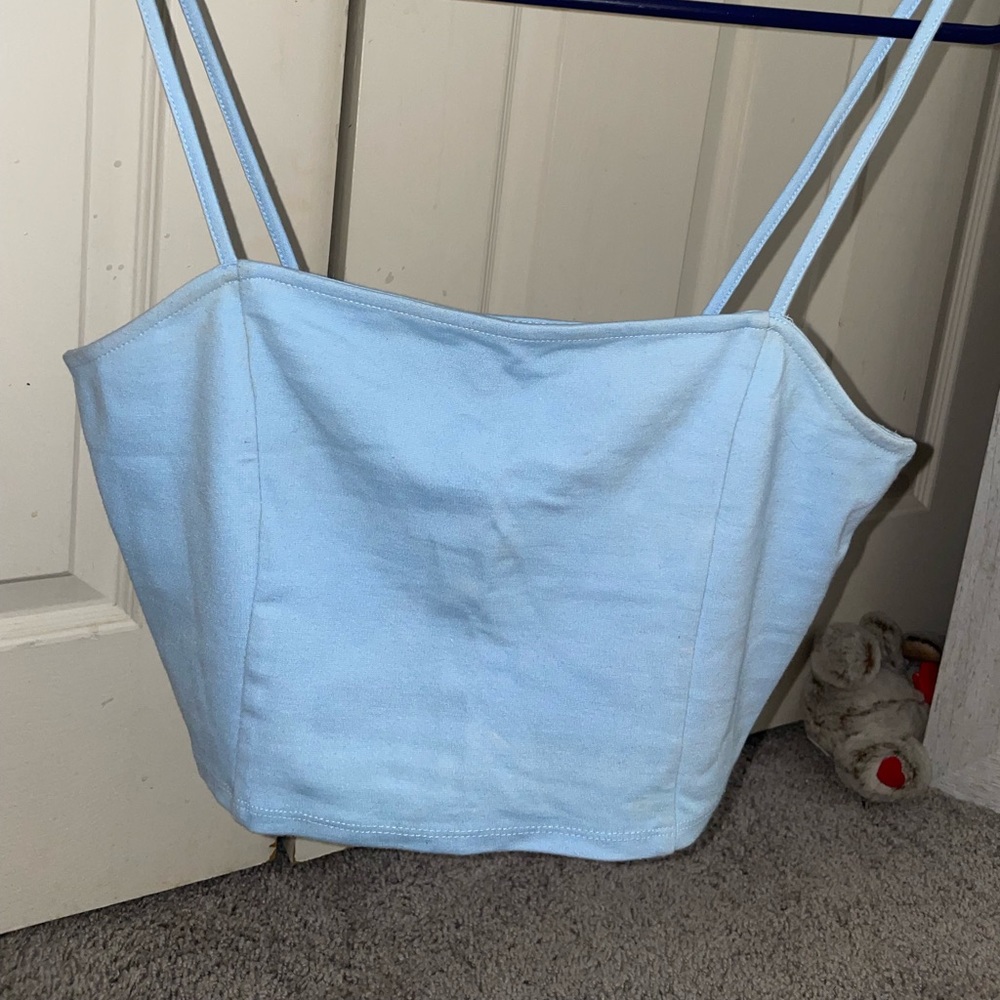 Baby blue shirt